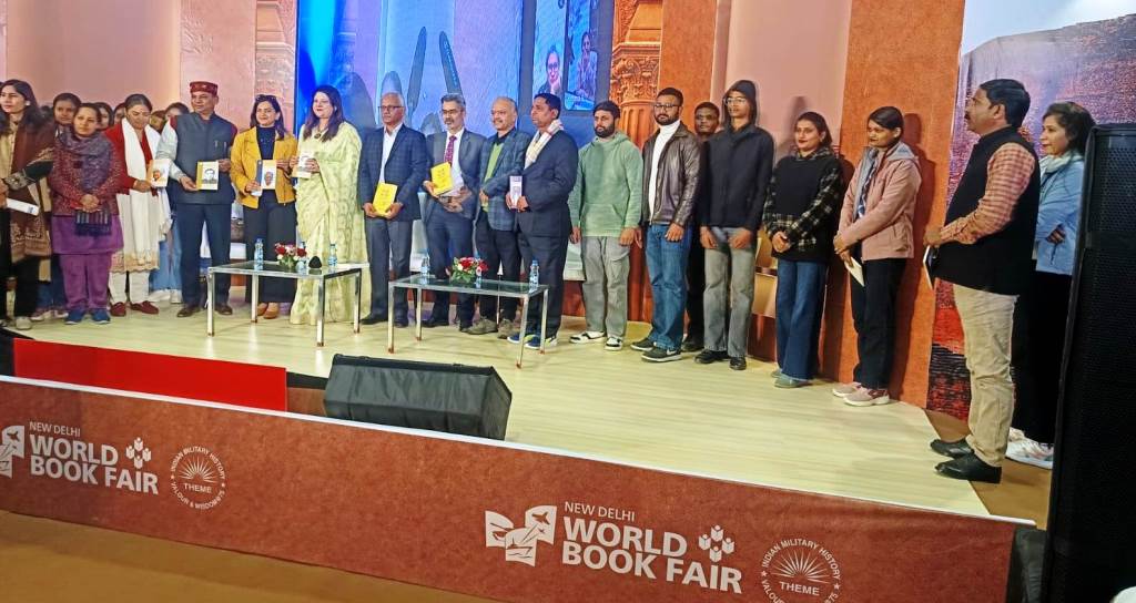 Children of Sardar Patel Library went on an educational tour of the World Book Fair held at Pragati Maidan Delhi